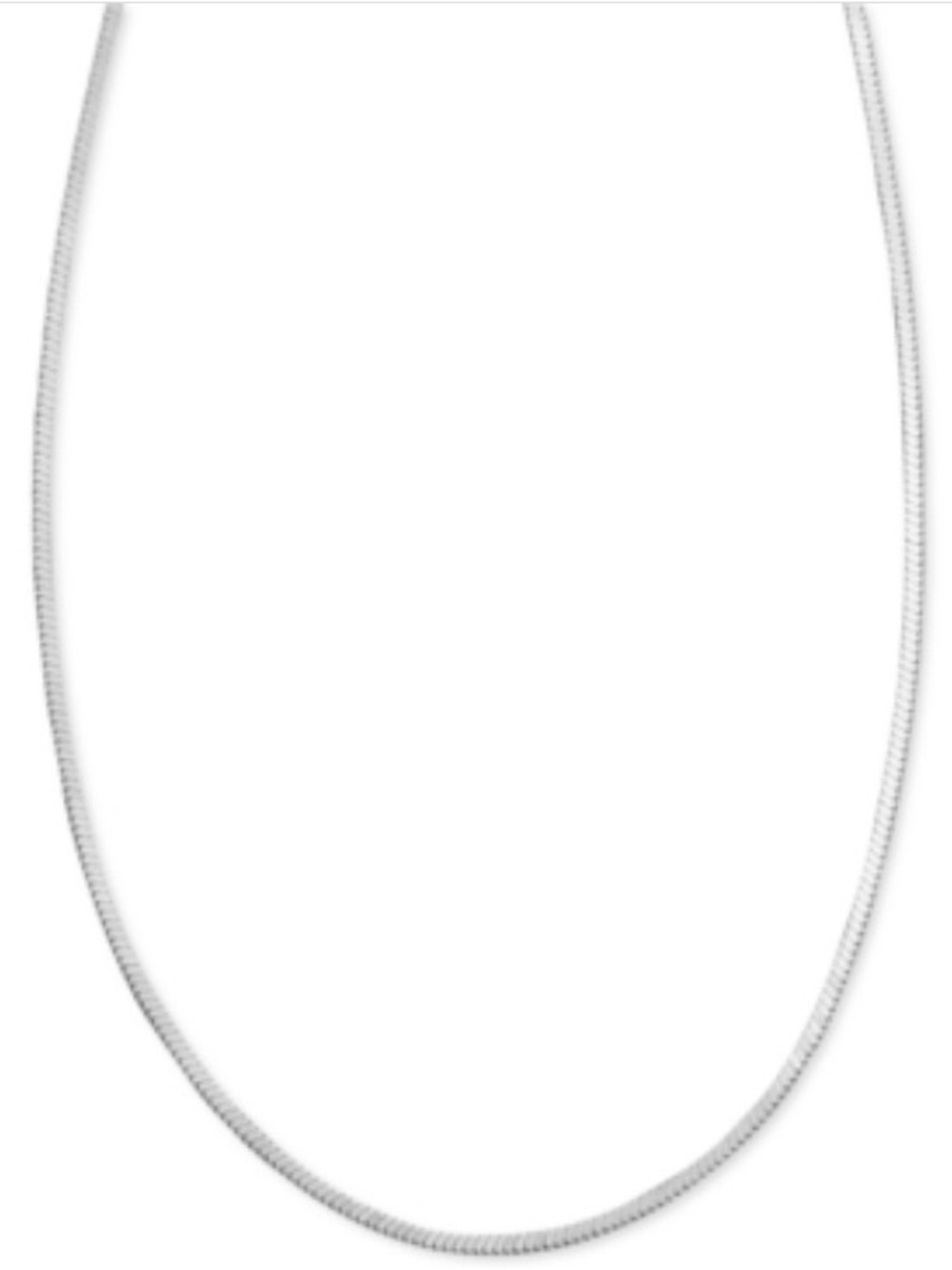 NWT Giani Bernini Women’s Sterling Silver Necklace 16” square Snake Chain